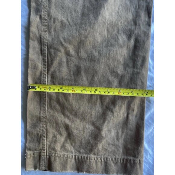 Vintage M Gordon Men Cargo Pants Men’s Sz 30R Brown Heavy Twill Utility Workwear - Picture 8 of 16